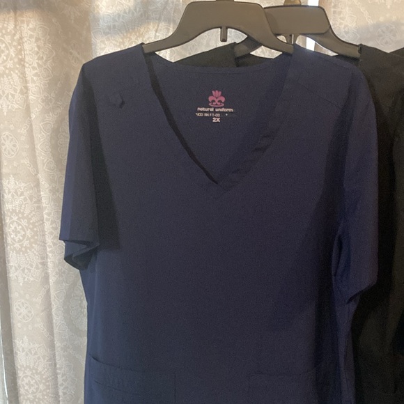 Scrubs 6 pieces will not separate set 2xL Natural Uniform one Koi Xl - Picture 7 of 11